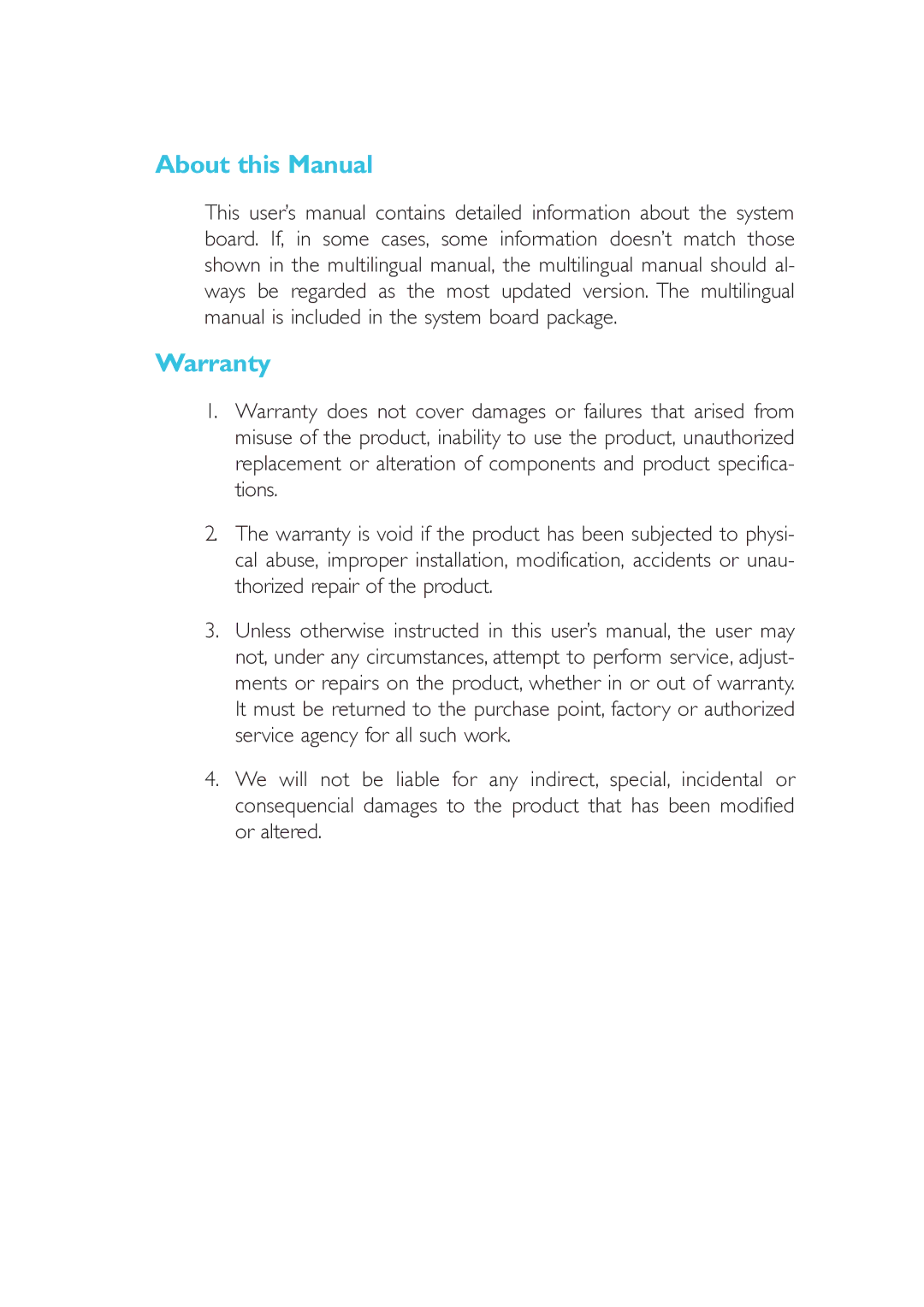 DFI 915GM-MIGF user manual About this Manual 