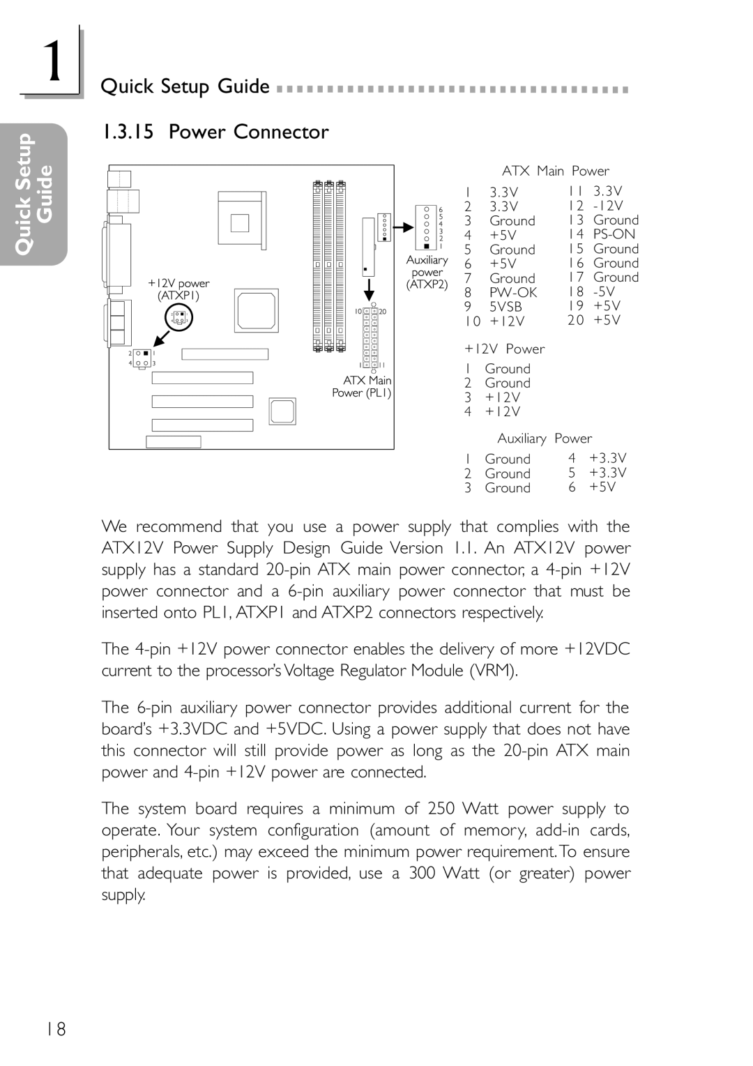 DFI NB32-SC, NB32-SL manual Power Connector 