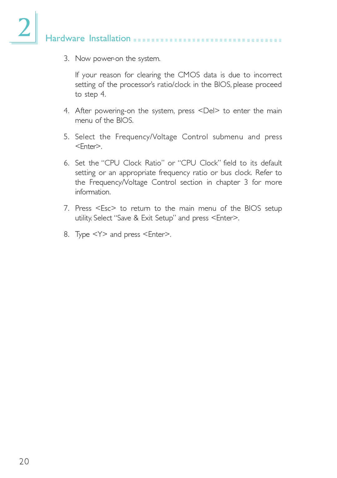 DFI PM12-EL, PM12-EC user manual Hardware Installation 