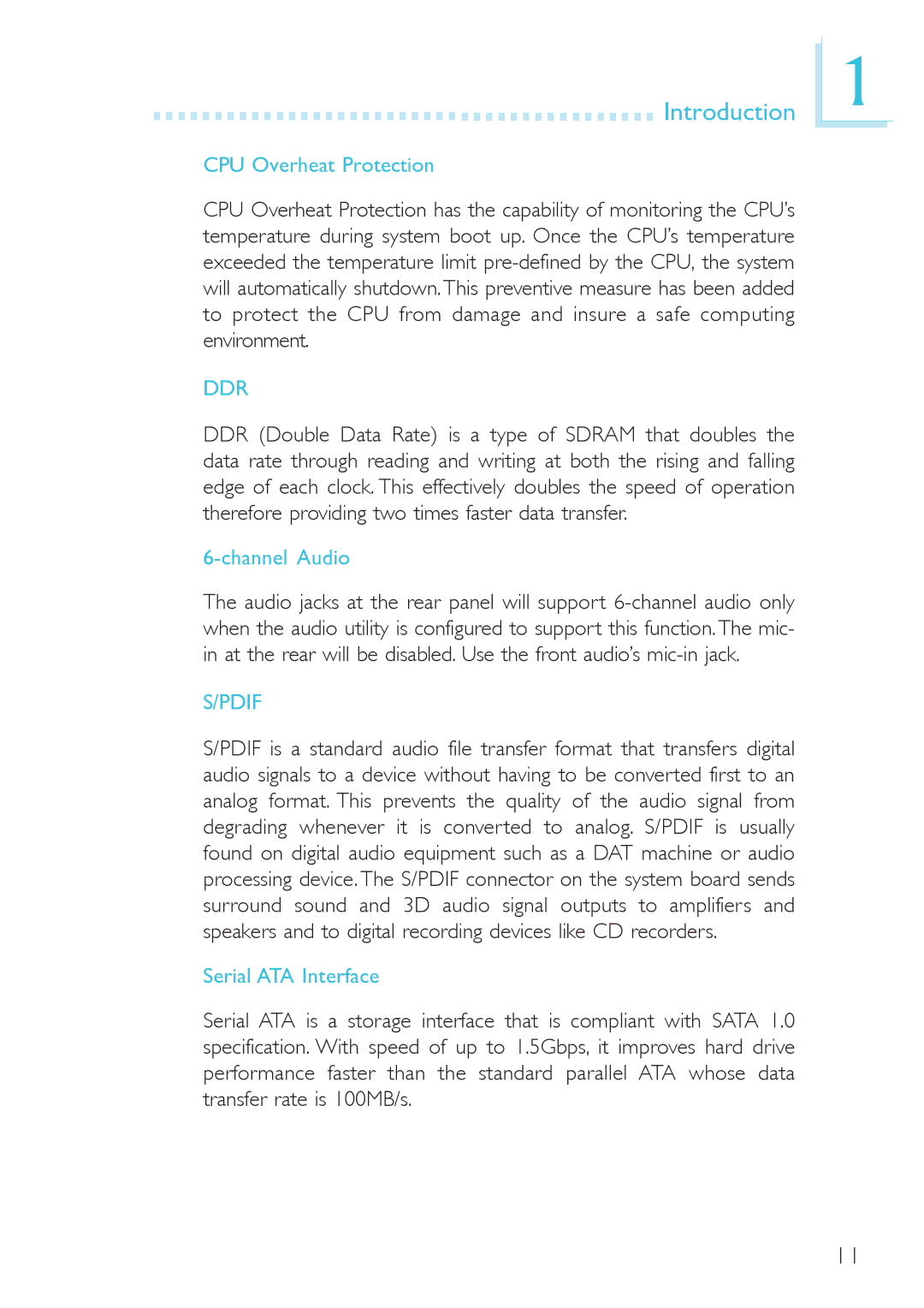 DFI 915gv-tml, system board, 915g-tmgf user manual CPU Overheat Protection, Channel Audio 