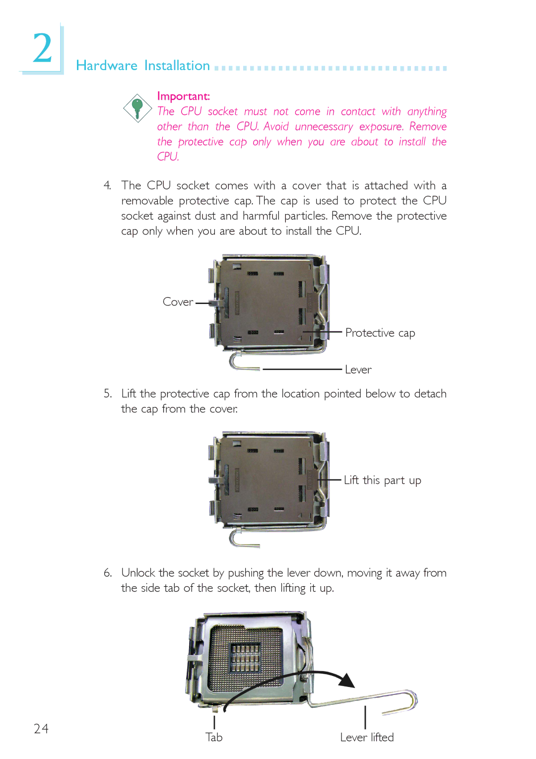 DFI system board, 915g-tmgf, 915gv-tml user manual Tab 