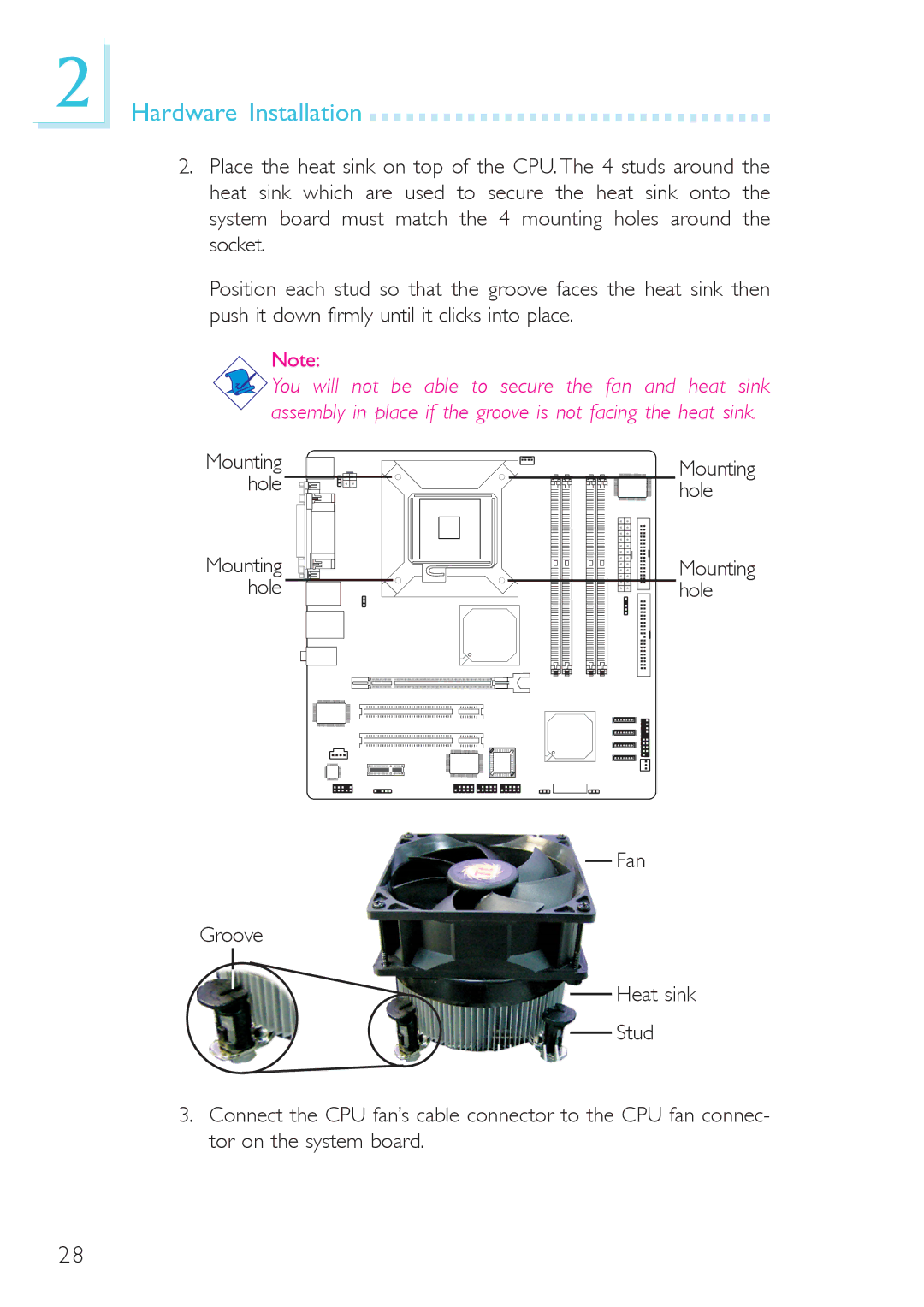 DFI 915g-tmgf, system board, 915gv-tml user manual Hole 