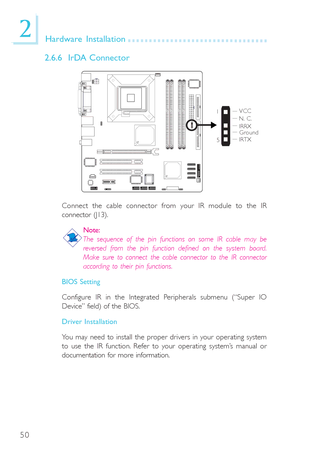 DFI 915gv-tml, system board, 915g-tmgf user manual Hardware Installation IrDA Connector, Driver Installation 