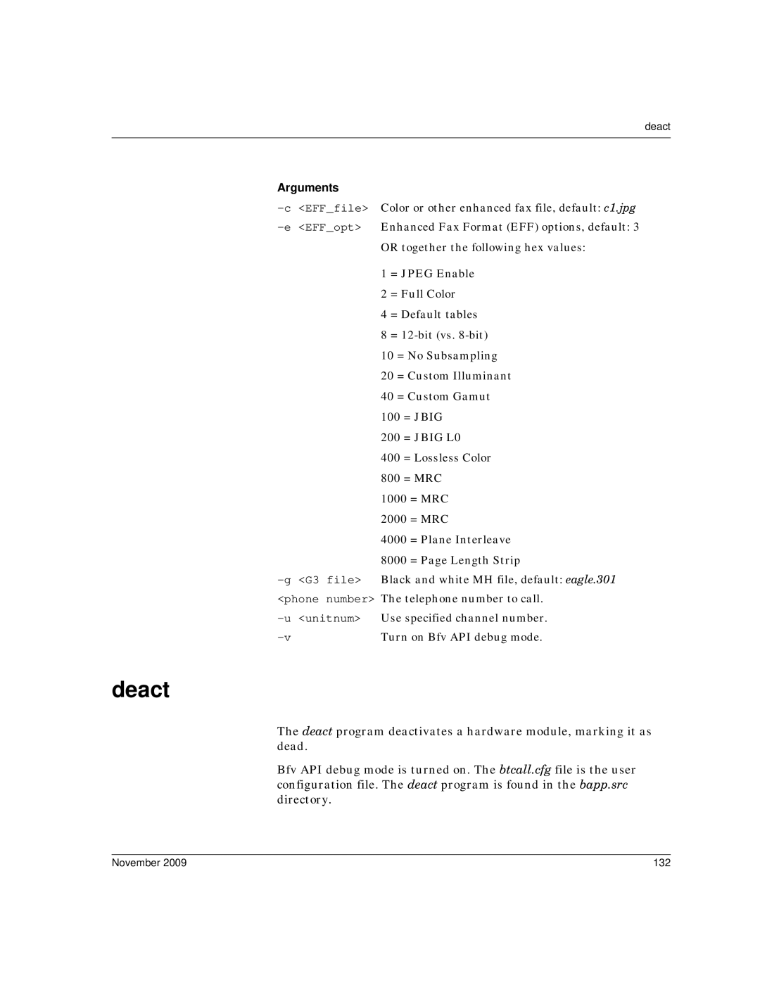 Dialogic 6.2 manual Deact, November 132 