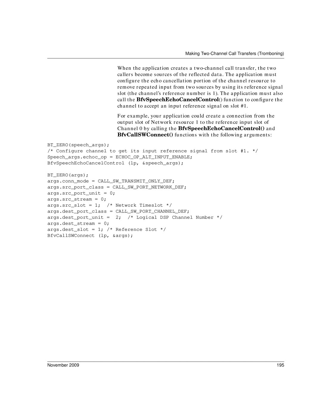 Dialogic 6.2 manual November 195 