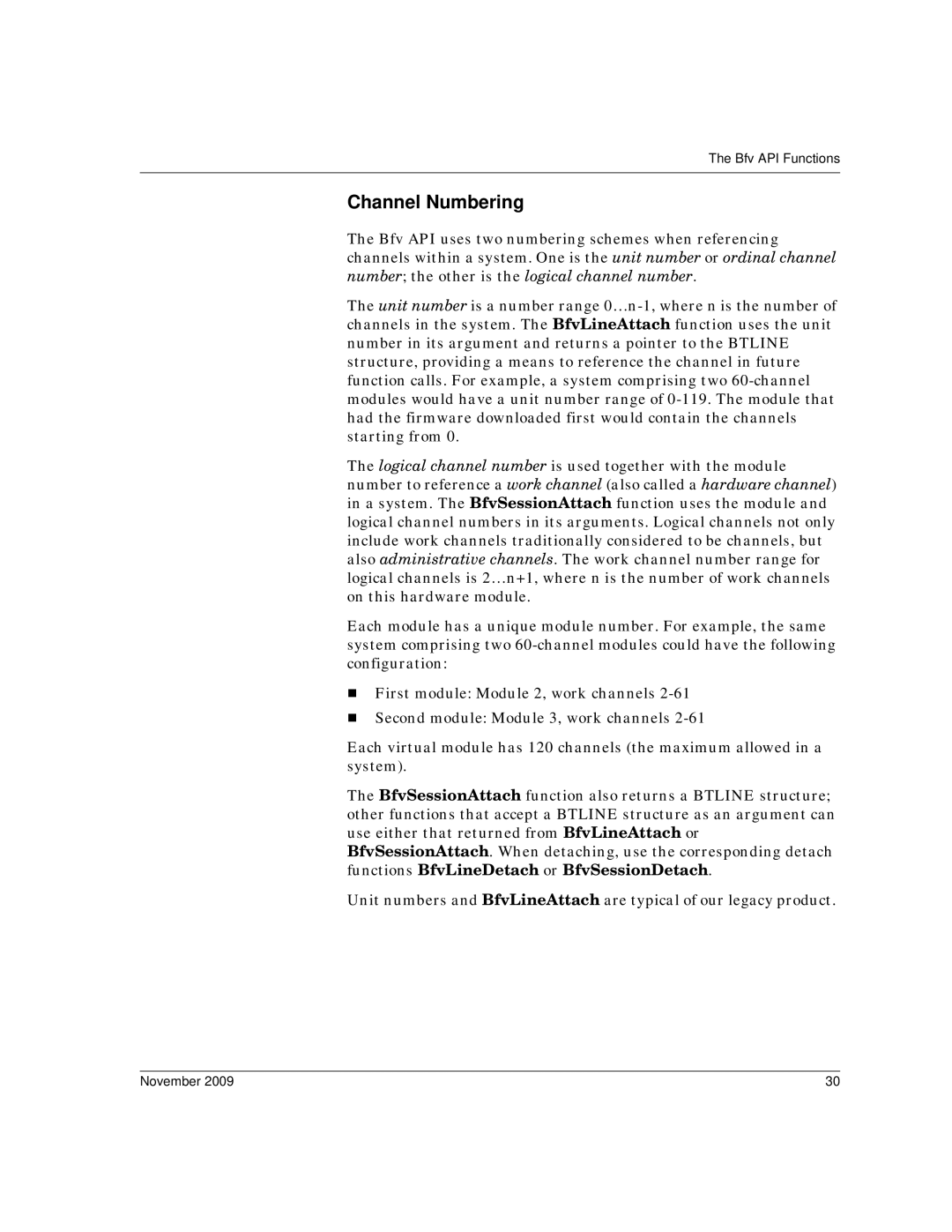 Dialogic 6.2 manual Channel Numbering 