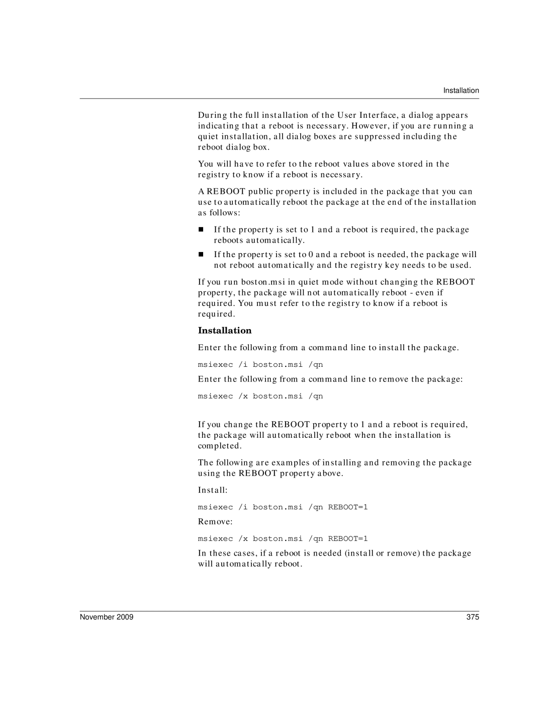 Dialogic 6.2 manual Installation, November 375 