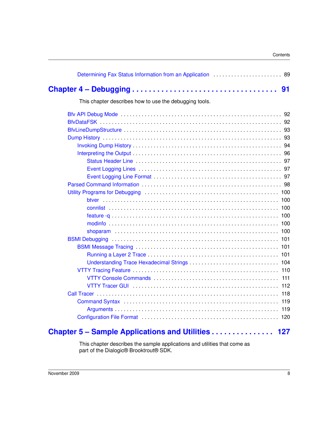 Dialogic 6.2 manual Debugging 