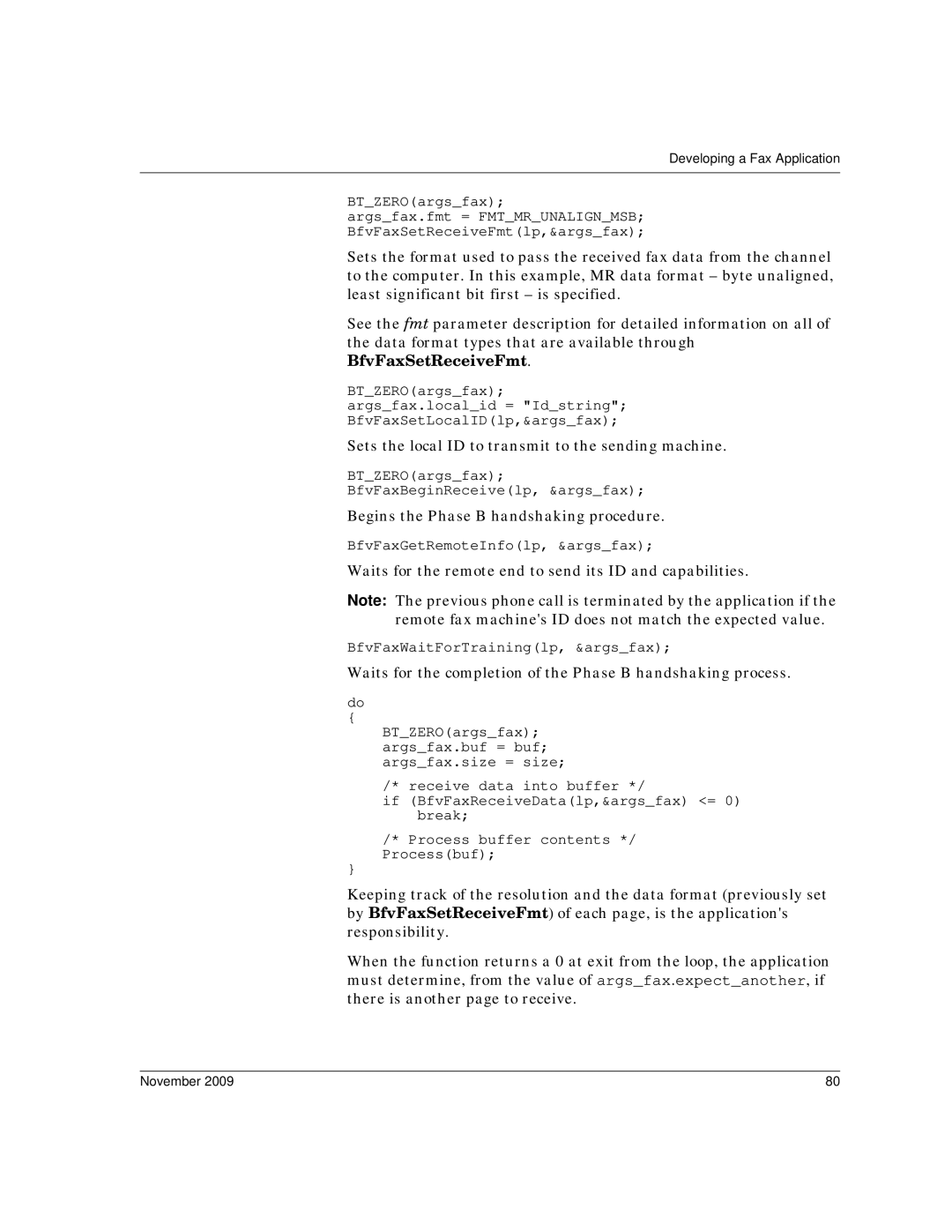 Dialogic 6.2 manual Waits for the remote end to send its ID and capabilities 