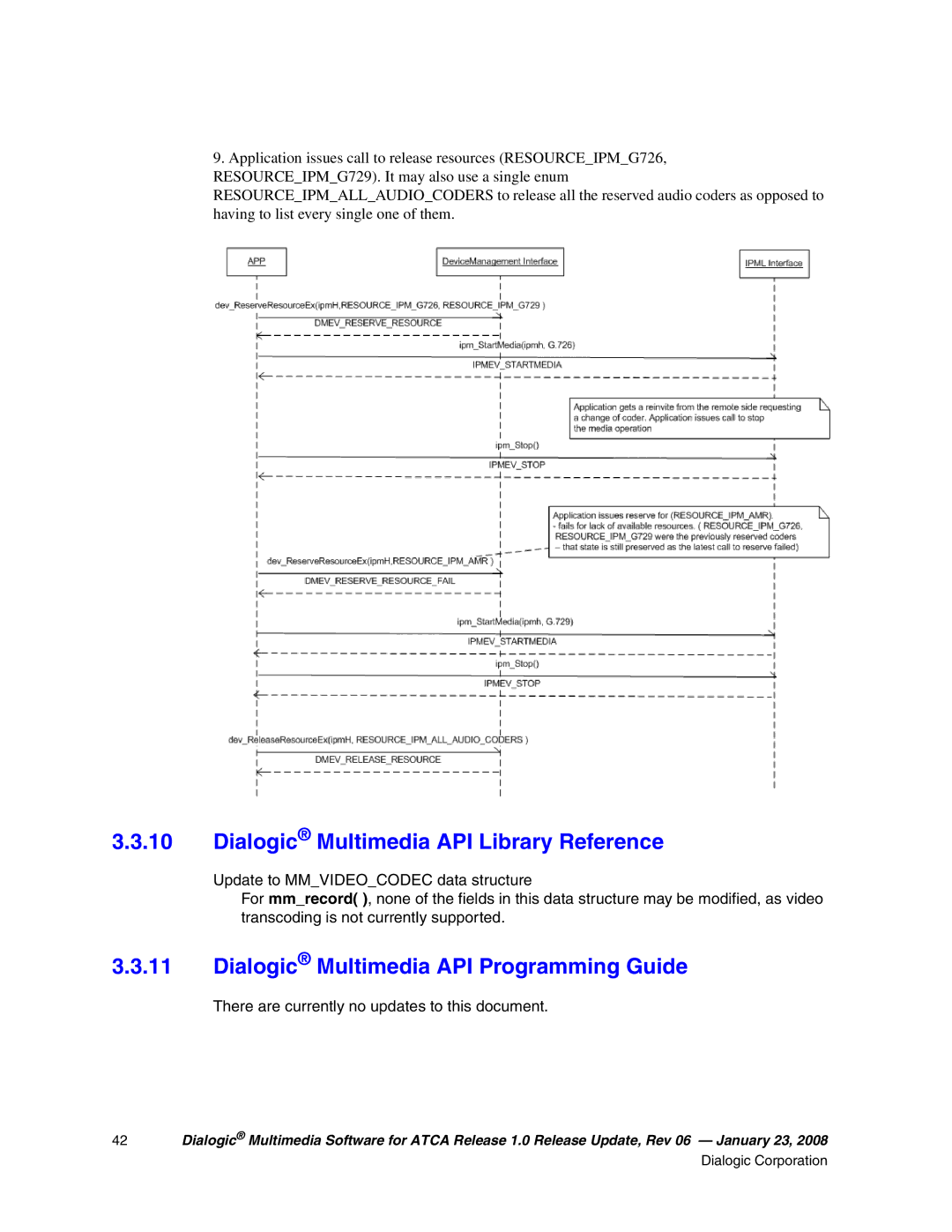 Dialogic 05-2548-006 manual Dialogic Multimedia API Library Reference, Dialogic Multimedia API Programming Guide 