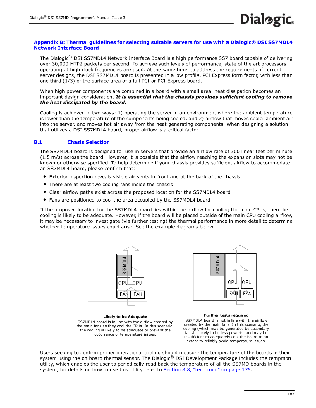 Dialogic DSI SS7MD manual Chasis Selection 