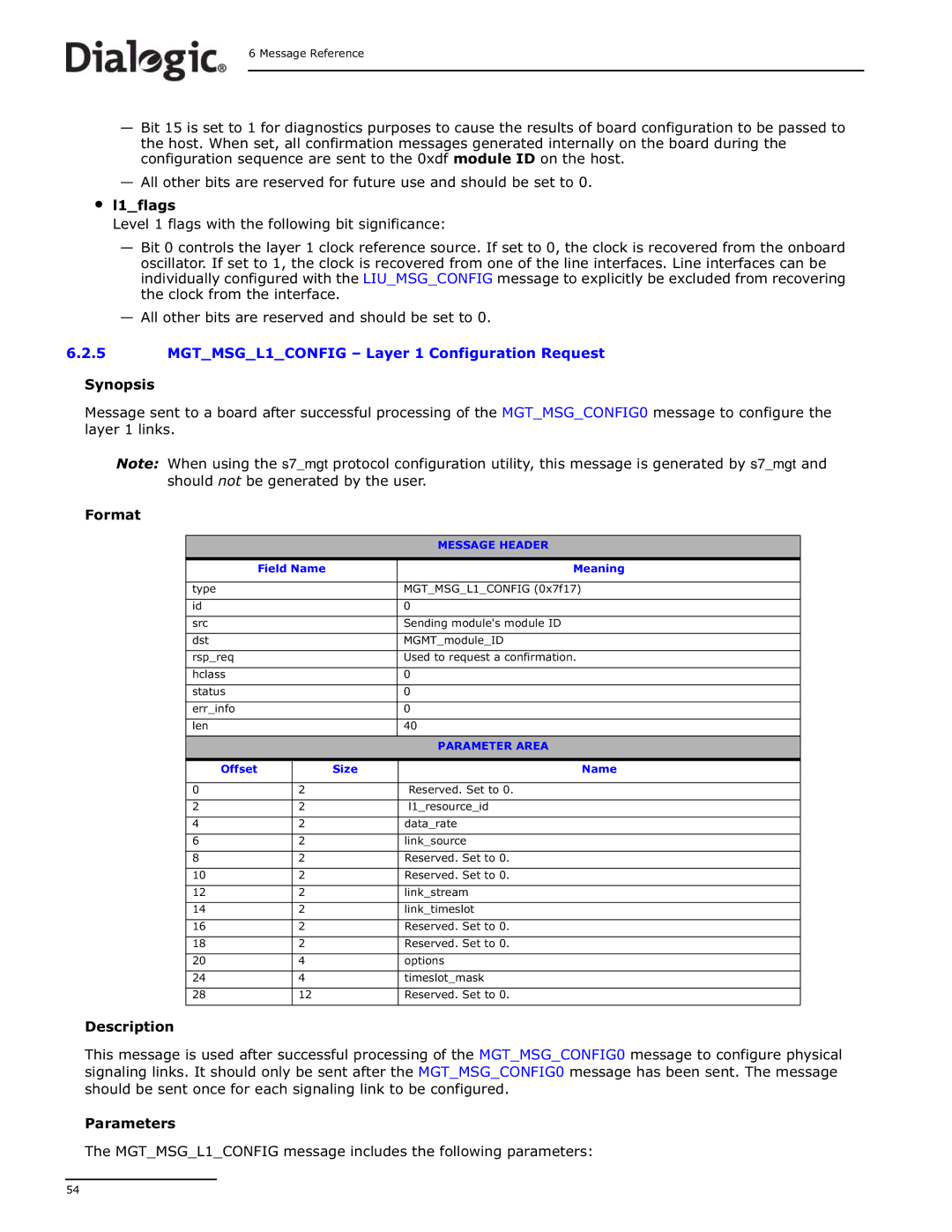 Dialogic DSI SS7MD manual L1resourceid 