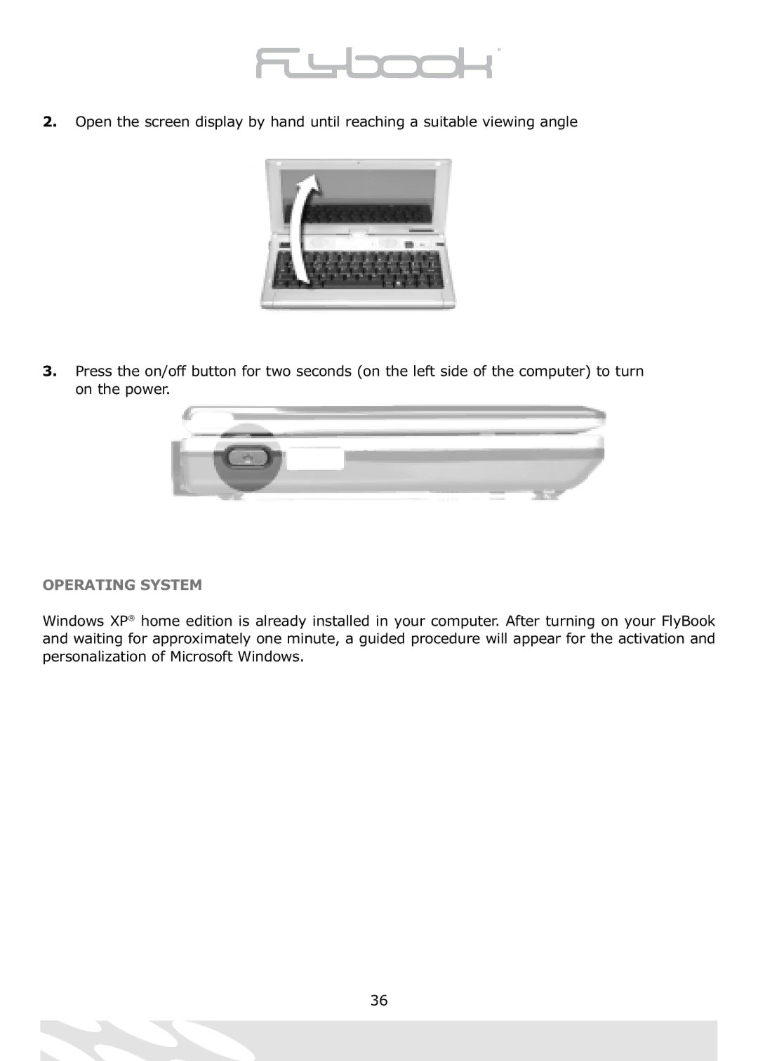 Dialogue Tech Flybook 3G Notebook PC user manual Operating System 