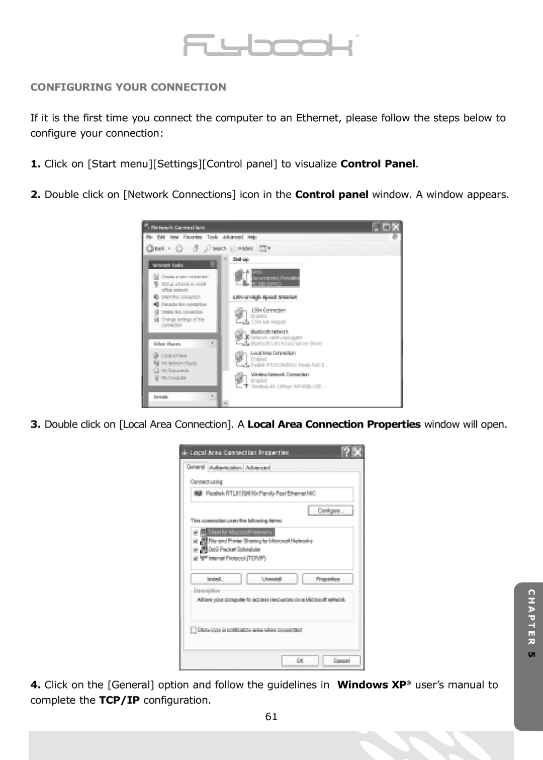 Dialogue Tech Flybook 3G Notebook PC user manual Configuring Your Connection 