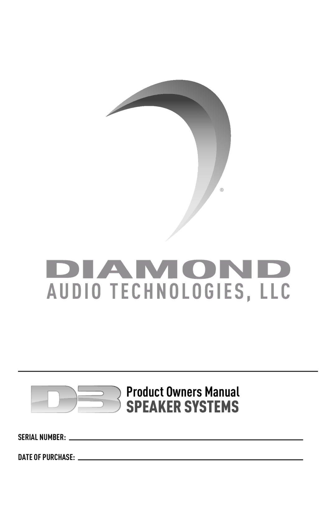 Diamond Audio Technology 643-144/157 owner manual Speaker Systems 