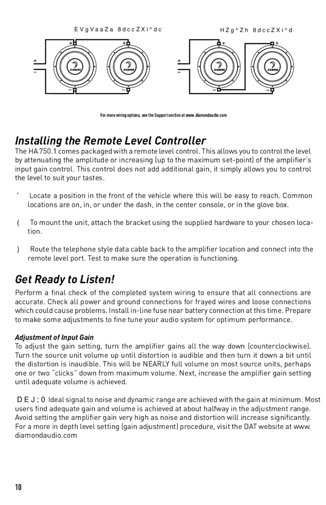 Diamond Audio Technology HA 700.2, HA 700.4, HA 750.1 Installing the Remote Level Controller, Get Ready to Listen 