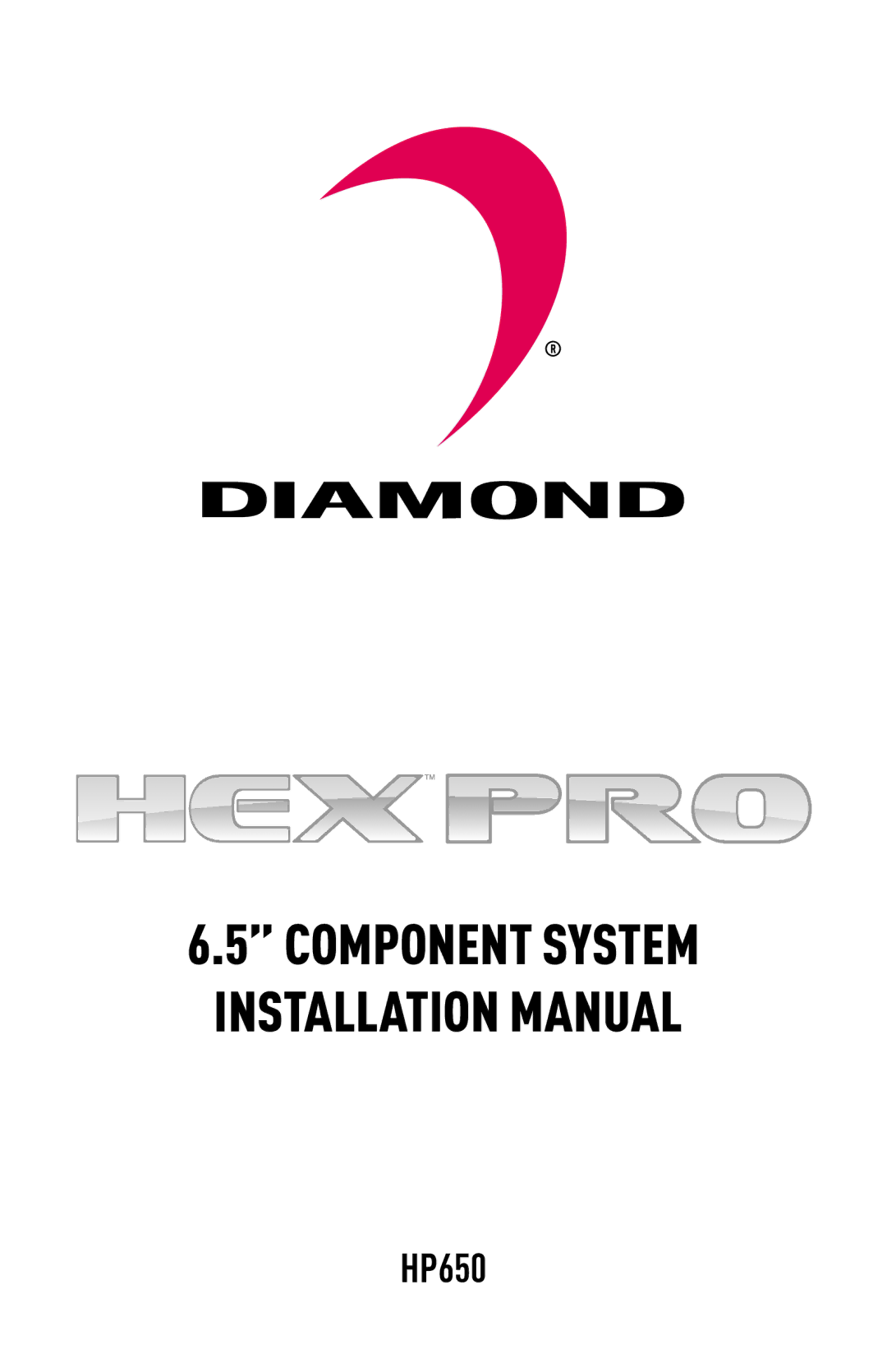 Diamond Audio Technology HP650 installation manual 