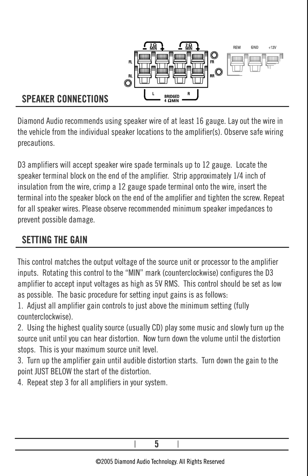 Diamond D3 manual 