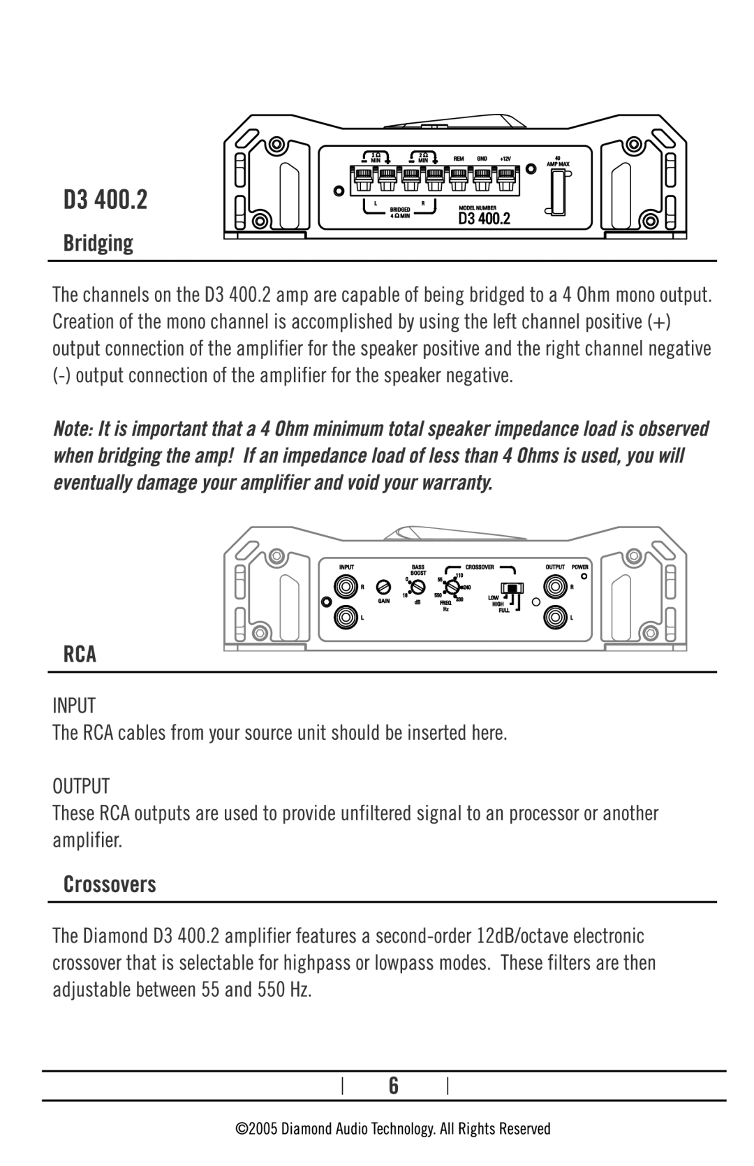 Diamond D3 manual 