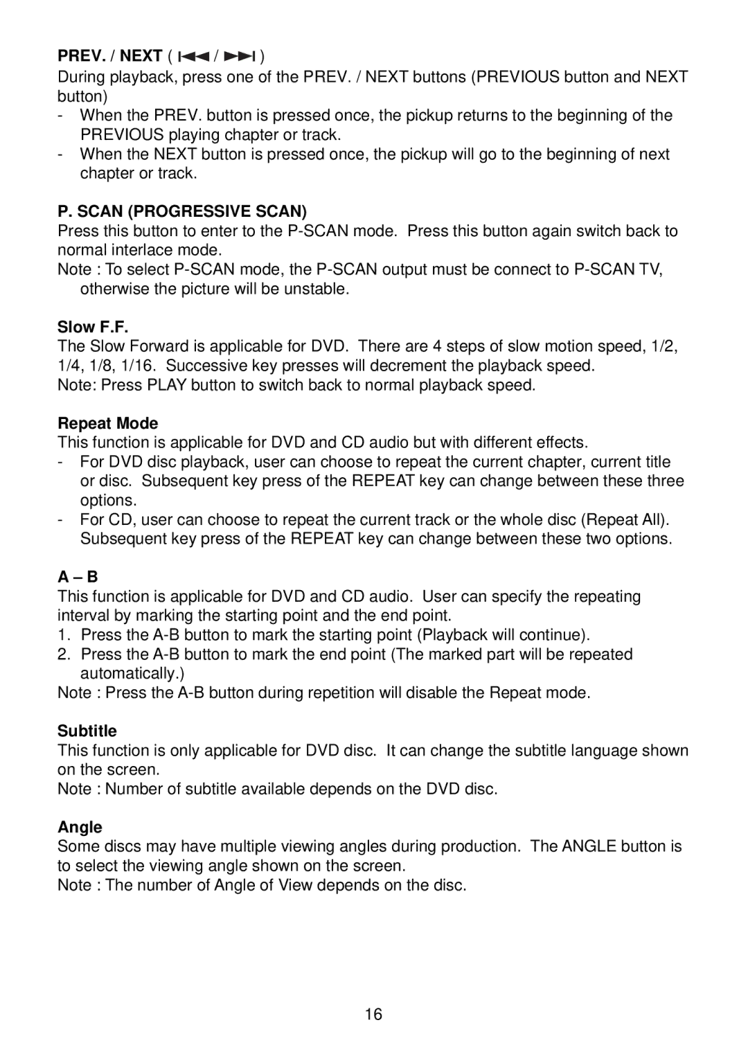 Diamond DVDV805-03 operation manual Scan Progressive Scan 