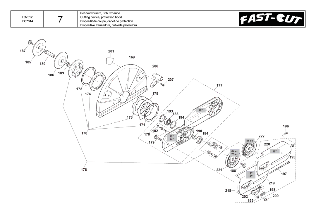 Diamond FC7314, FC7312 manual 179 220 