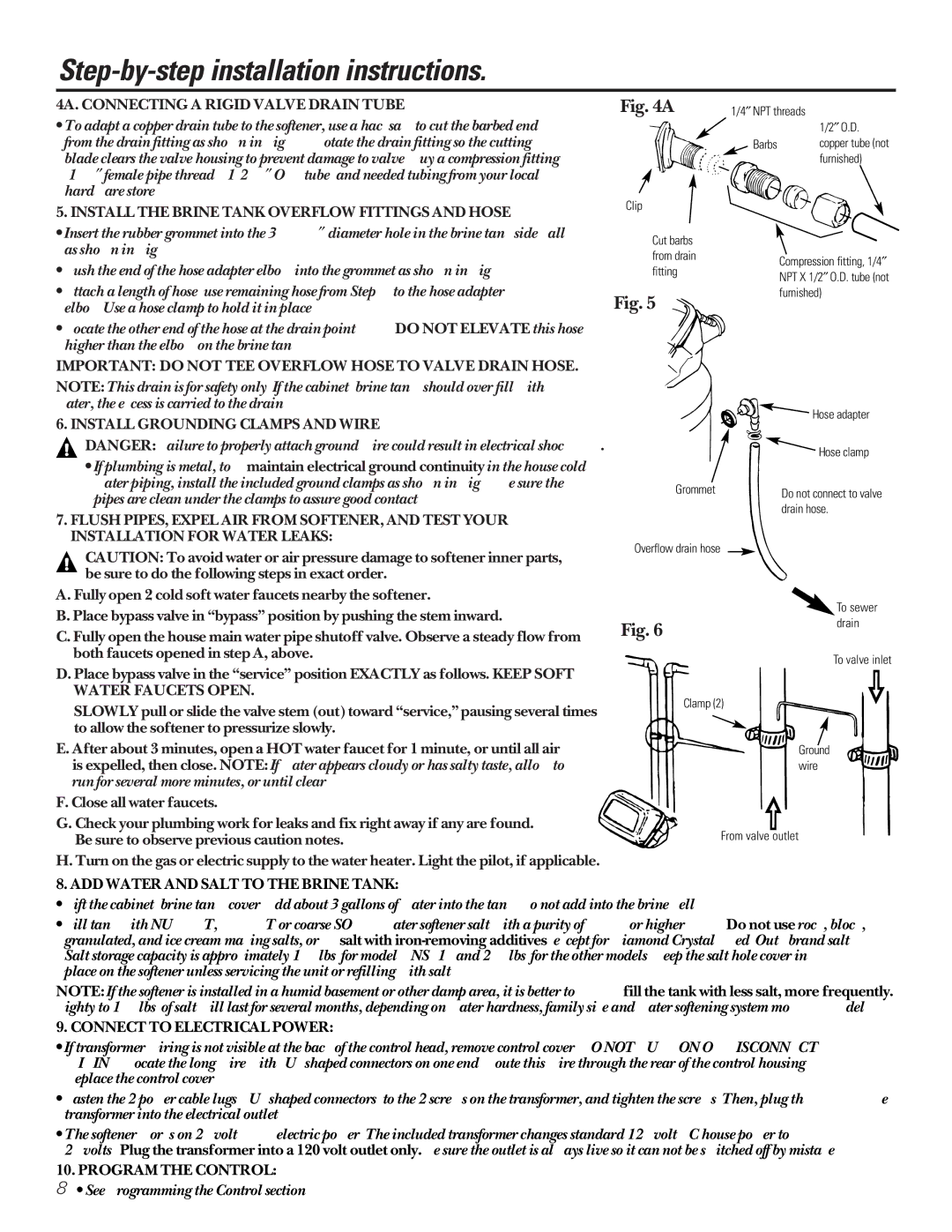 Diamond Power Products GXSF39B, GXSF27B, GNSF18Z01, GNSF35Z01 installation instructions Program the Control 