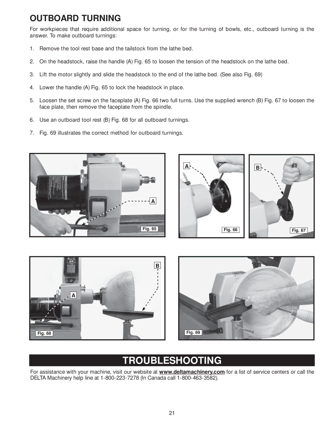 Diamond Systems 46-756 instruction manual Troubleshooting, Outboard Turning 