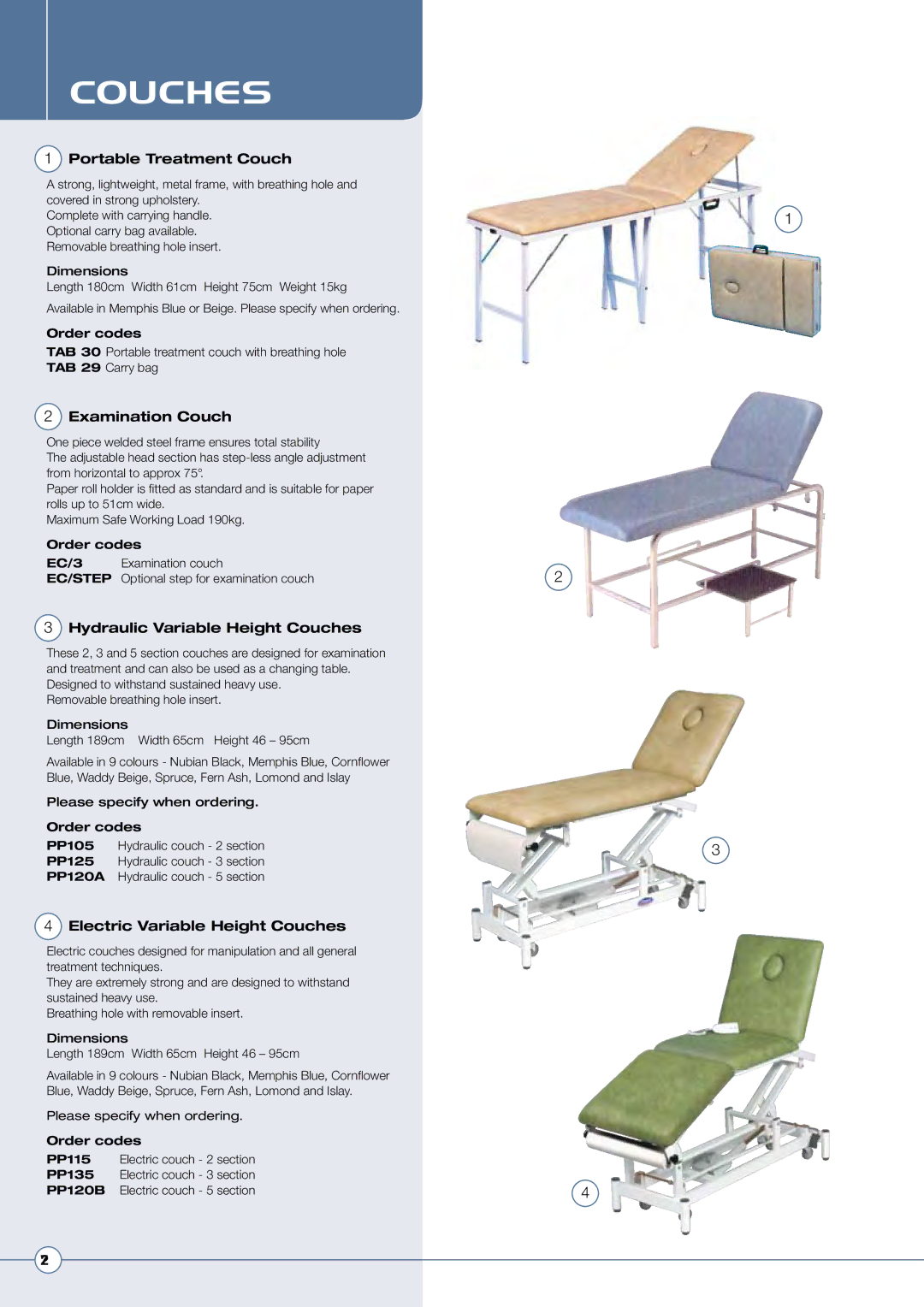 Diamondback Lode Valiant Treadmill Portable Treatment Couch, Examination Couch, Hydraulic Variable Height Couches 