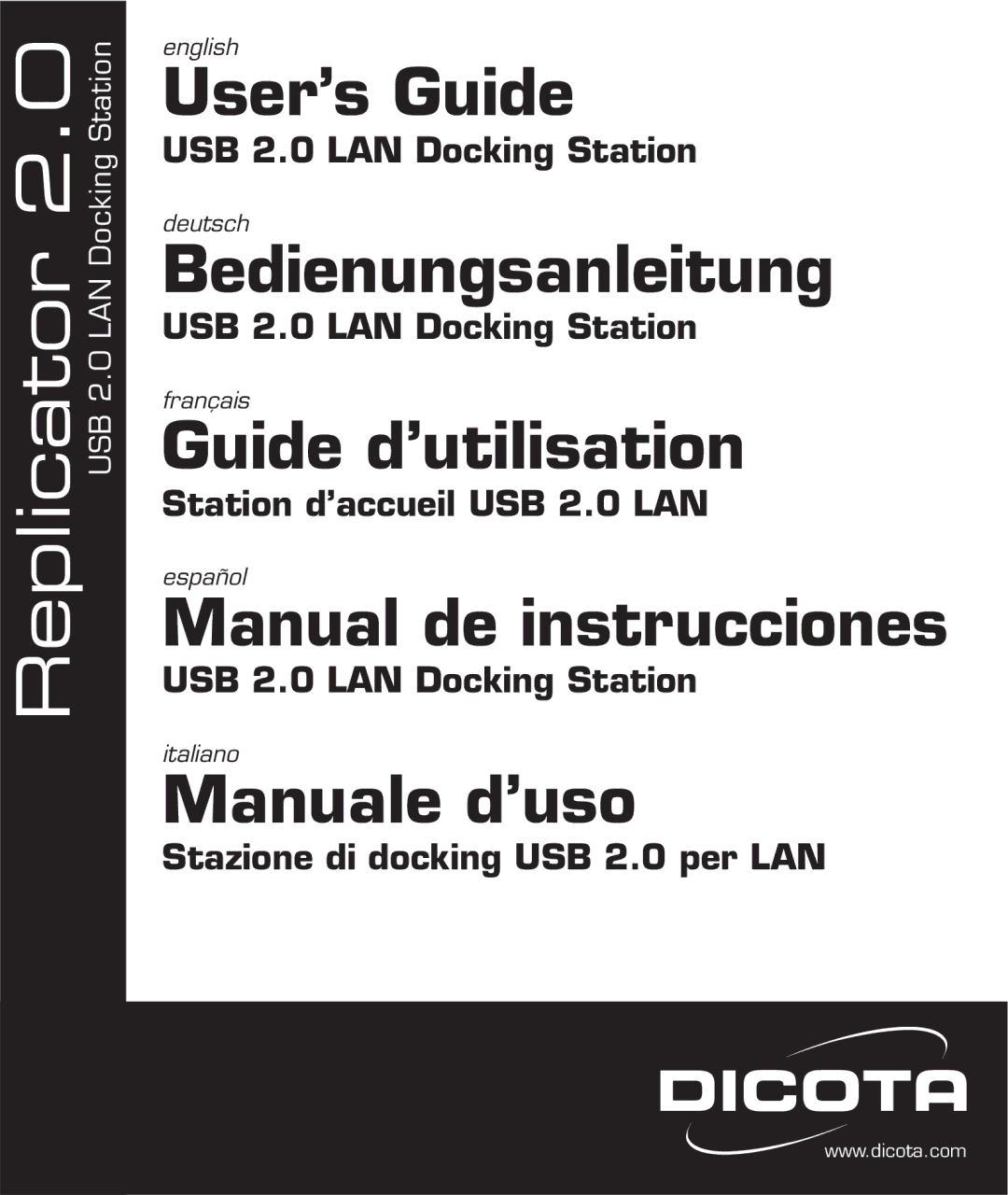 Dicota 2 manual User’s Guide 