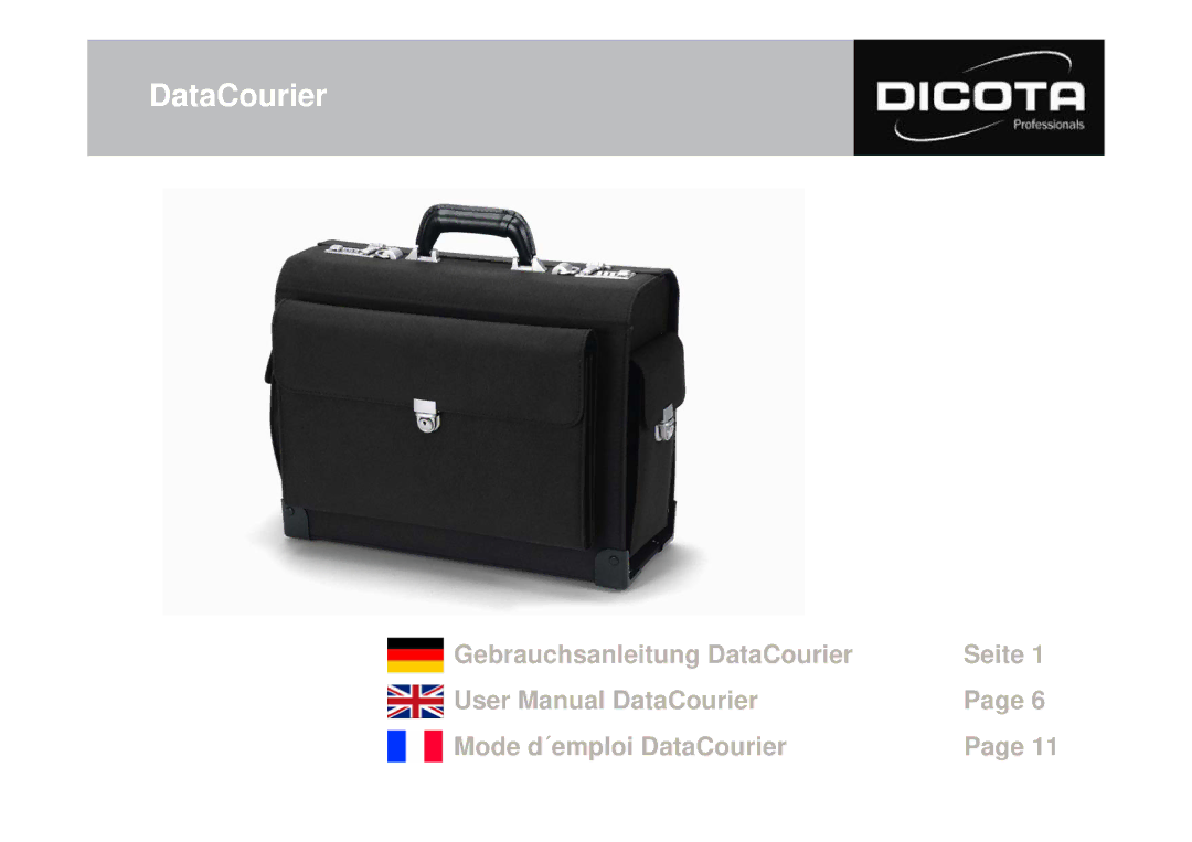 Dicota none user manual DataCourier 