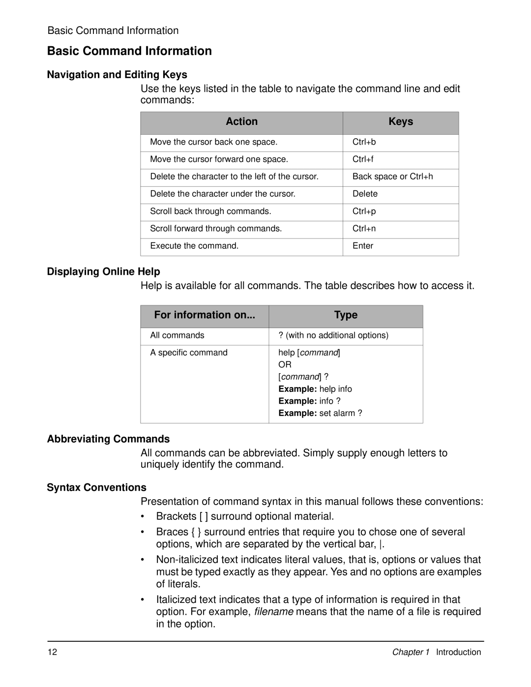 Digi 90000566_H manual Basic Command Information 