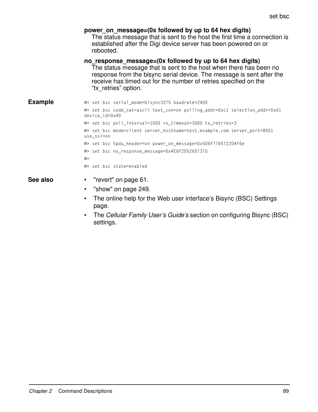 Digi 90000566_H Poweronmessage=0x followed by up to 64 hex digits, Noresponsemessage=0x followed by up to 64 hex digits 