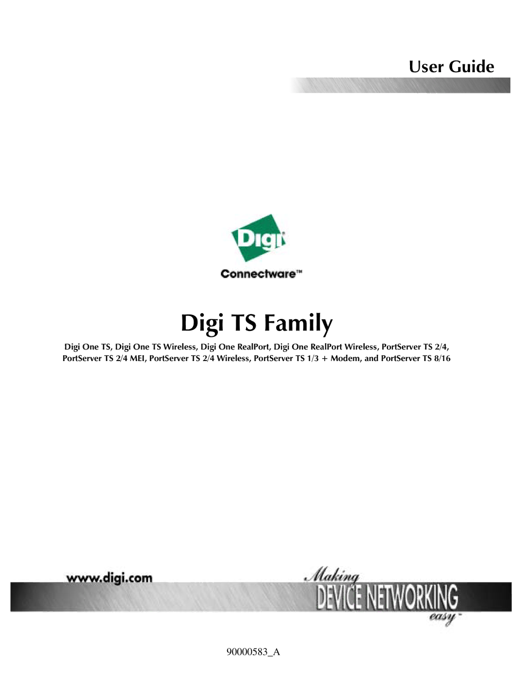 Digi 90000583_A manual Digi TS Family 