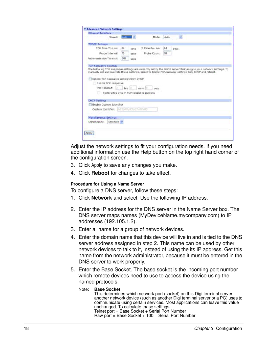 Digi 90000583_A manual Procedure for Using a Name Server 