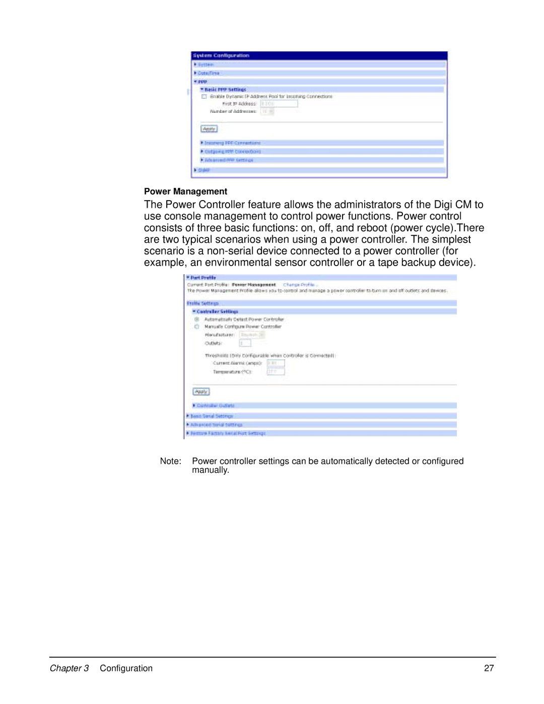 Digi 90000583_A manual Power Management 