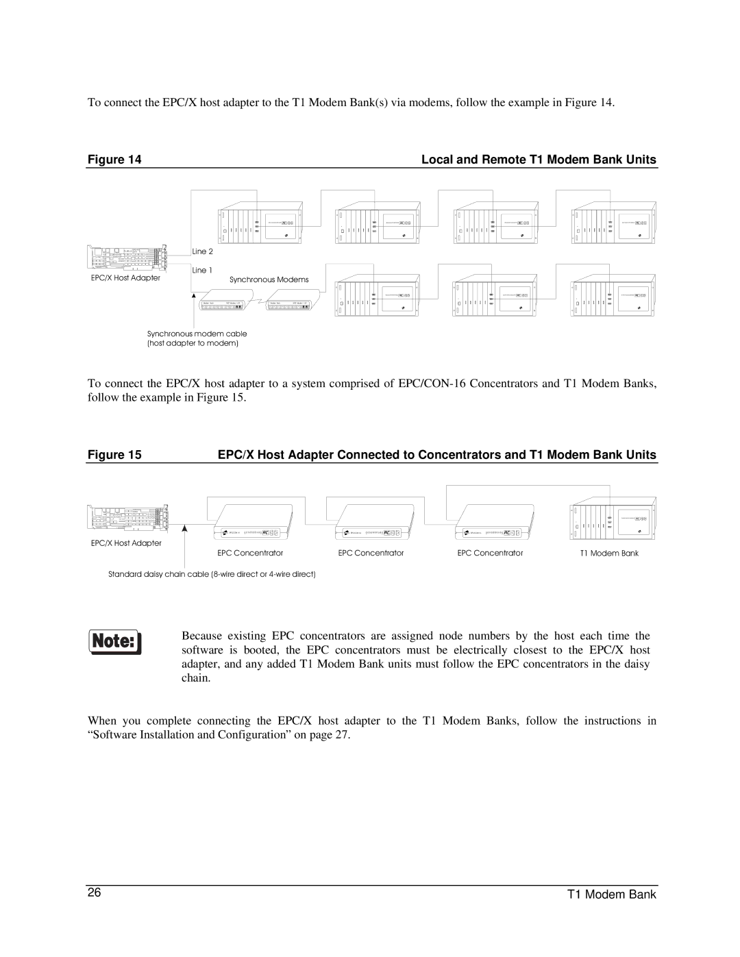 Digi 90031300 manual Local and Remote T1 Modem Bank Units 