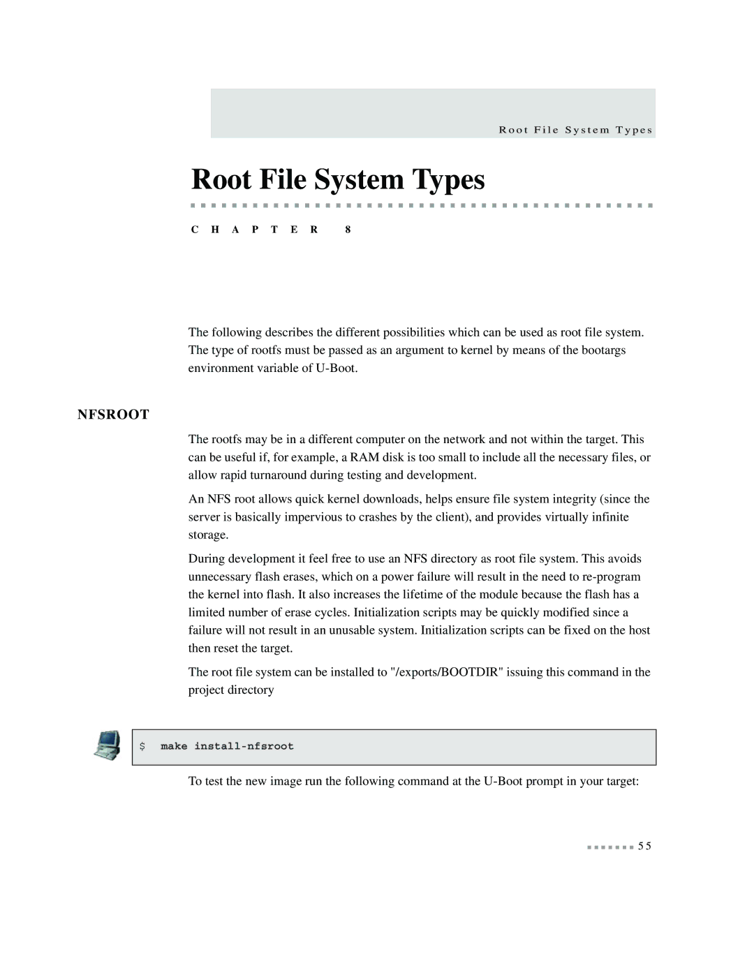 Digi 9P 9360/9750 manual Root File System Types 