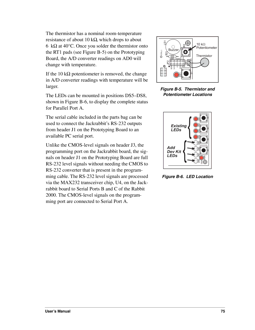 Digi BL1800 user manual Existing 