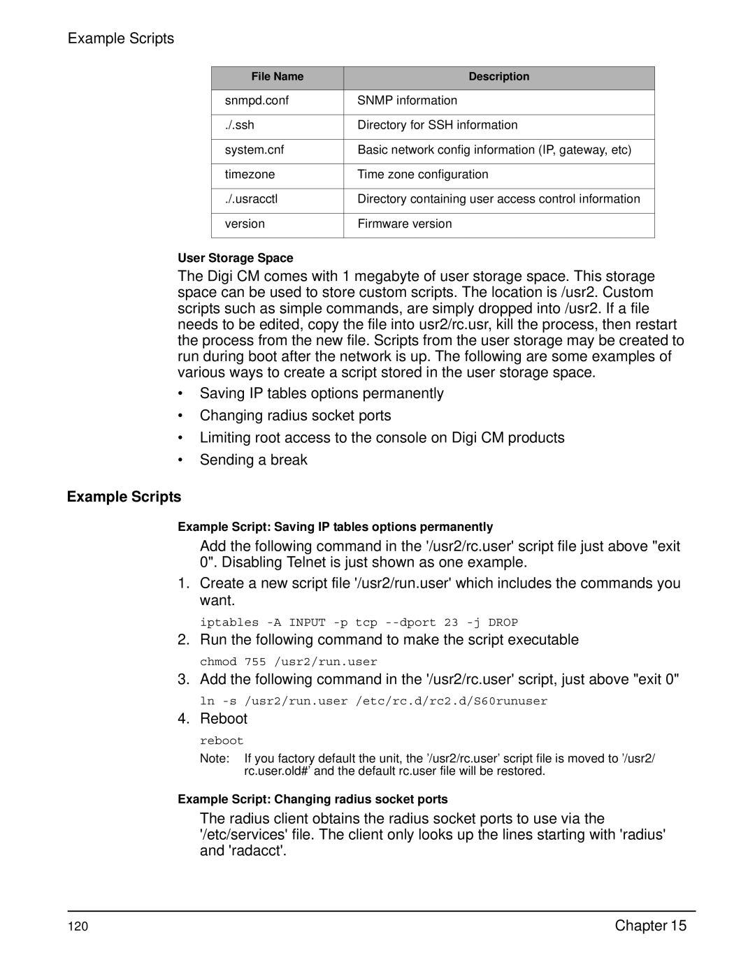 Digi Digi CM manual Example Scripts 