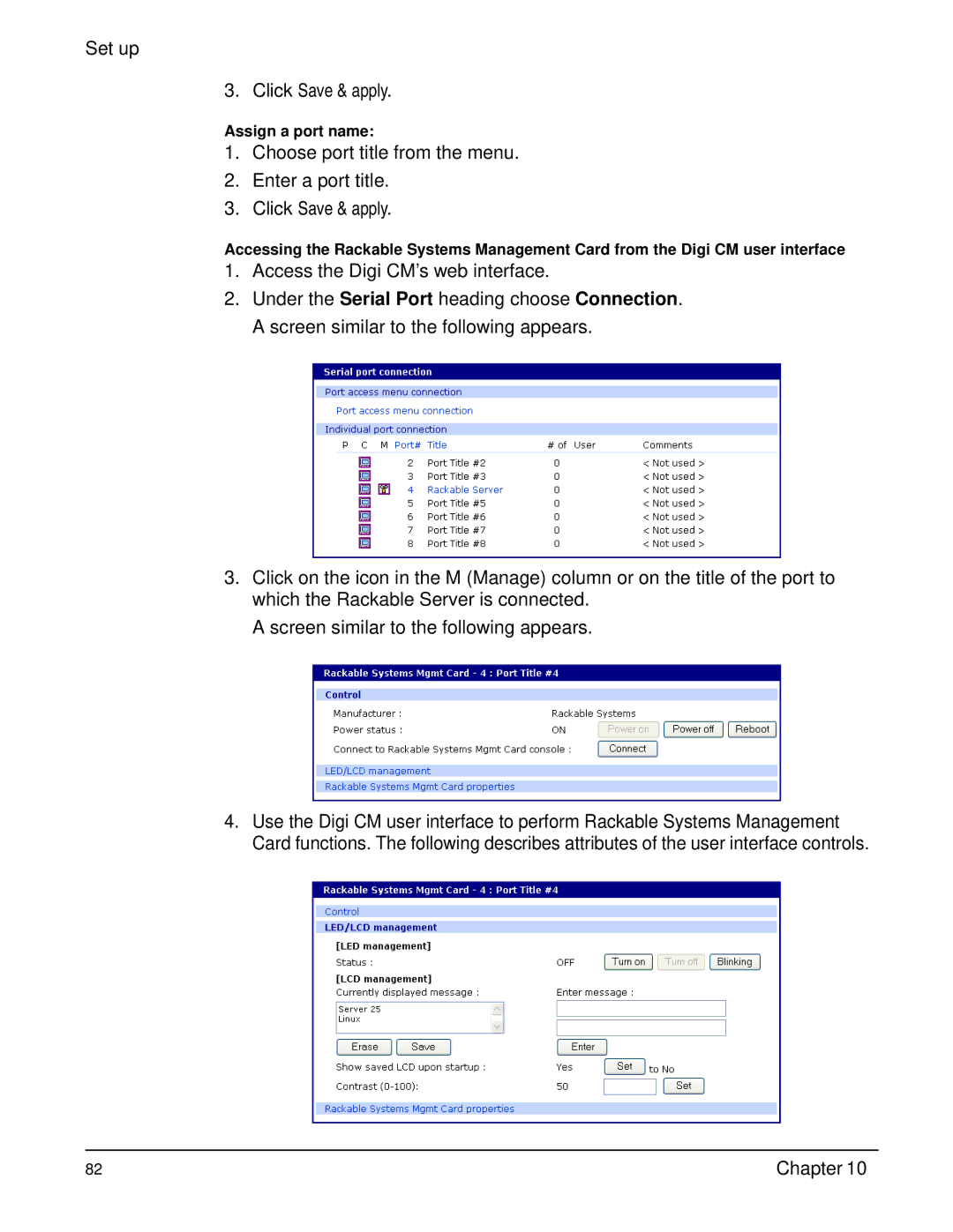 Digi Digi CM manual Set up Click Save & apply 