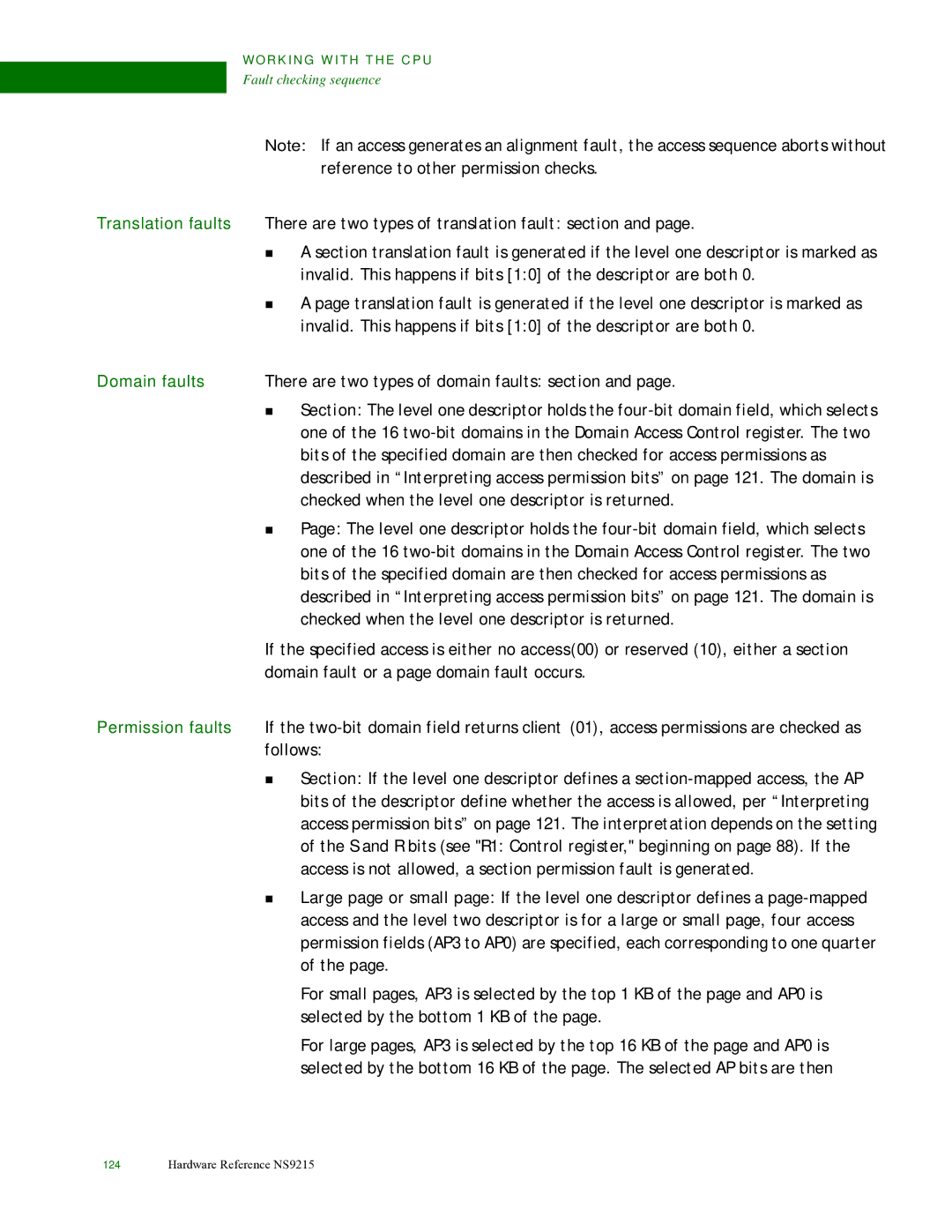 Digi NS9215 manual Fault checking sequence 