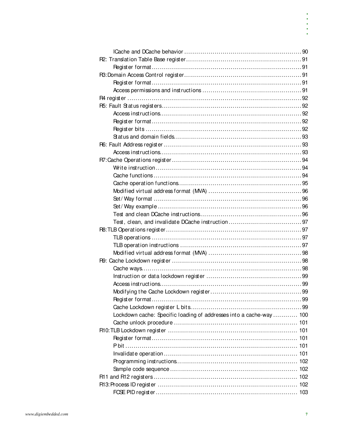 Digi NS9215 manual 102 