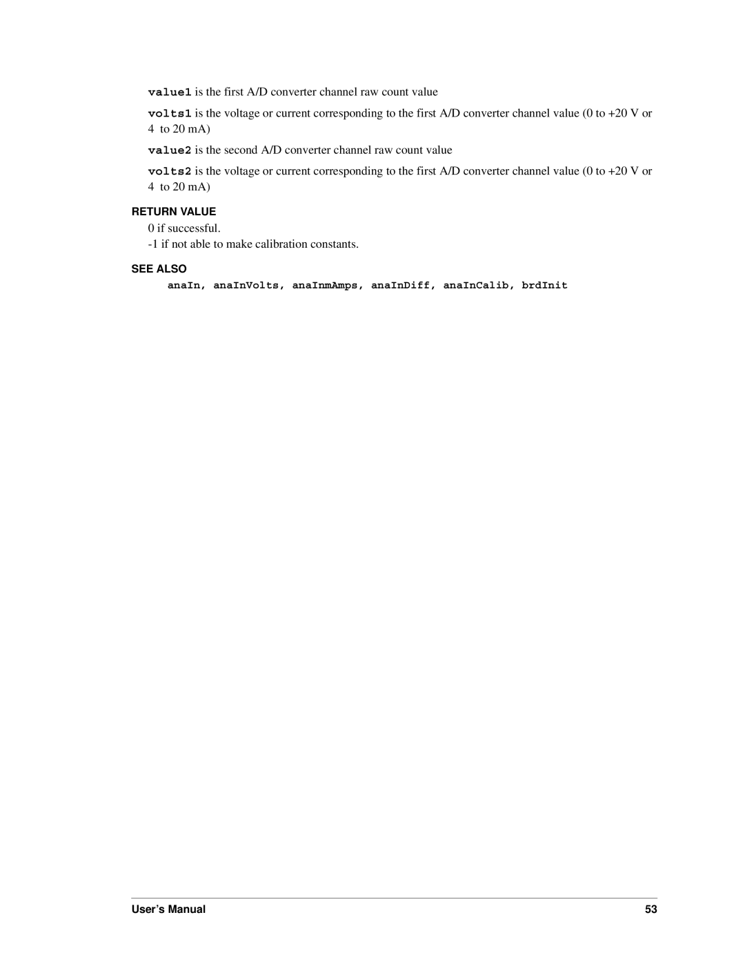 Digi RCM4000 user manual If successful If not able to make calibration constants 