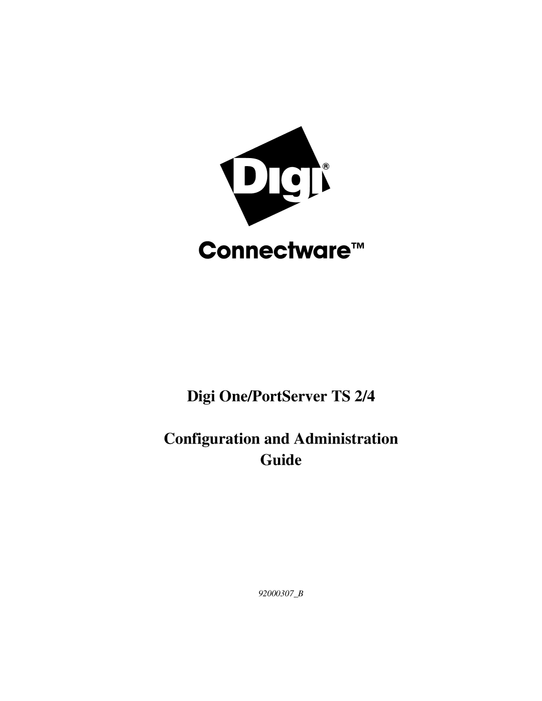 Digi TS 2/4, TS 4 manual 92000307B 