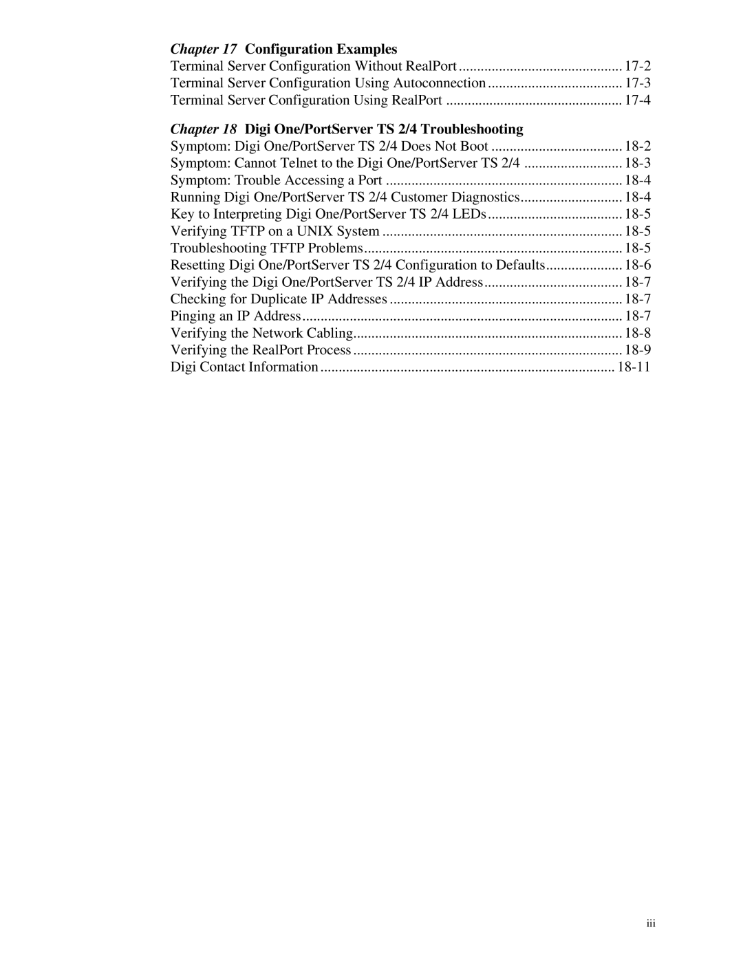 Digi TS 2/4, TS 4 manual Configuration Examples 