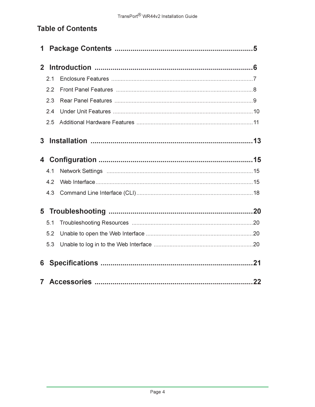 Digi W R 4 4 V 2 manual Installation Configuration 