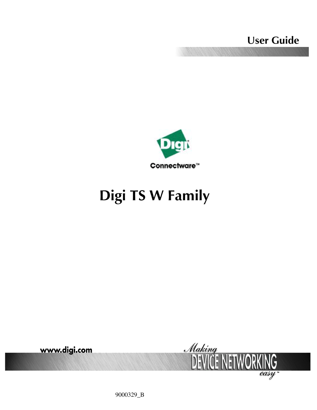 Digi manual Digi TS W Family 