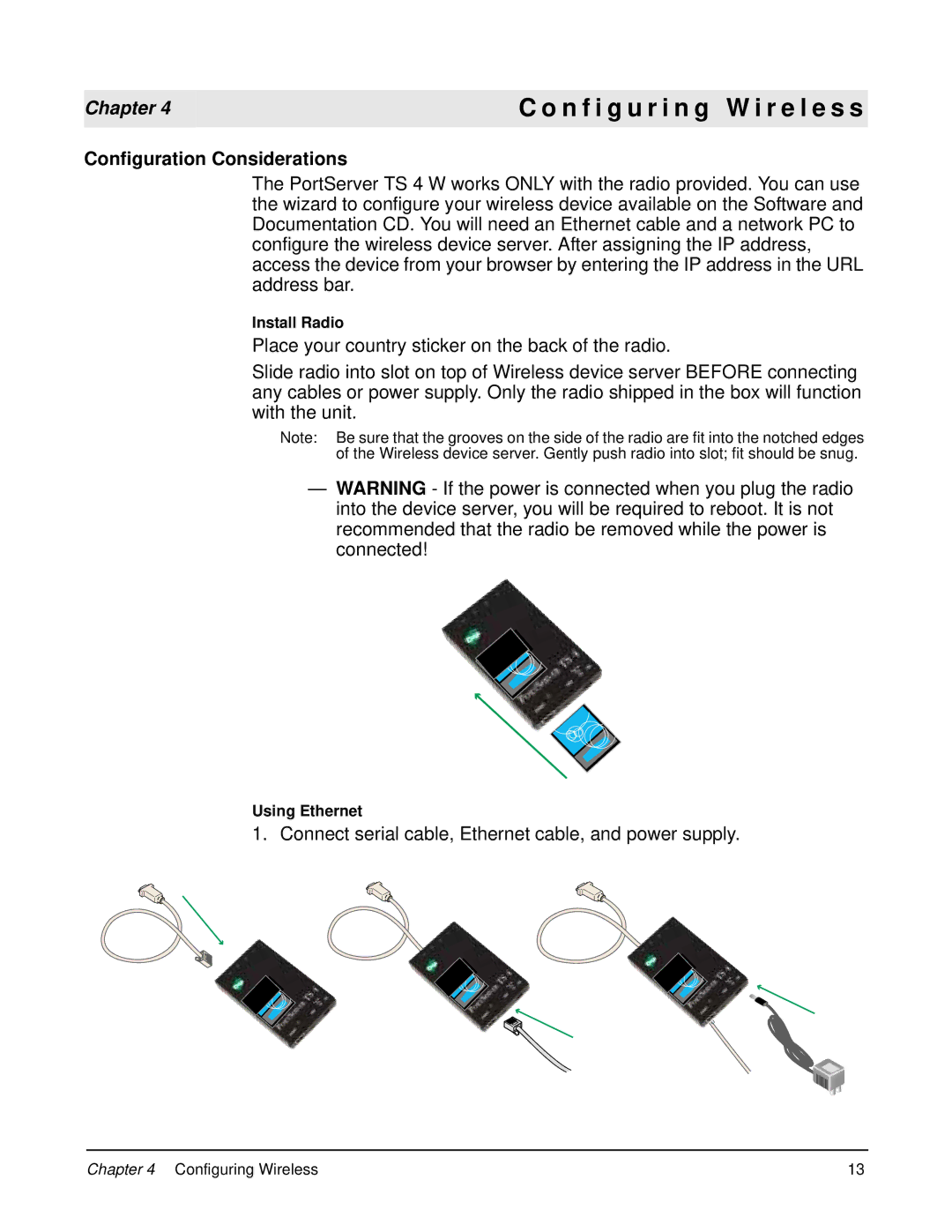 Digi manual N f i g u r i n g W i r e l e s s, Configuration Considerations 