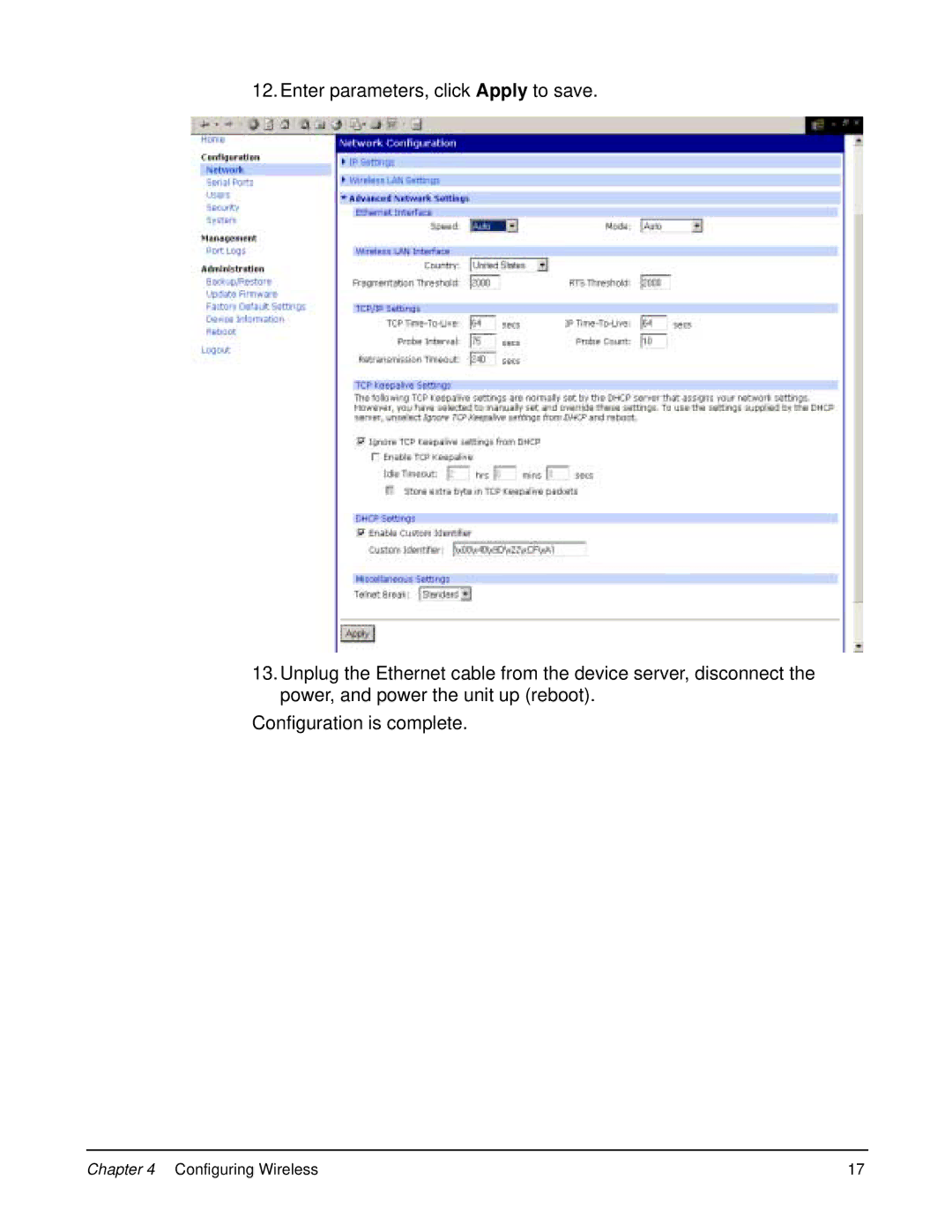 Digi manual Configuring Wireless 