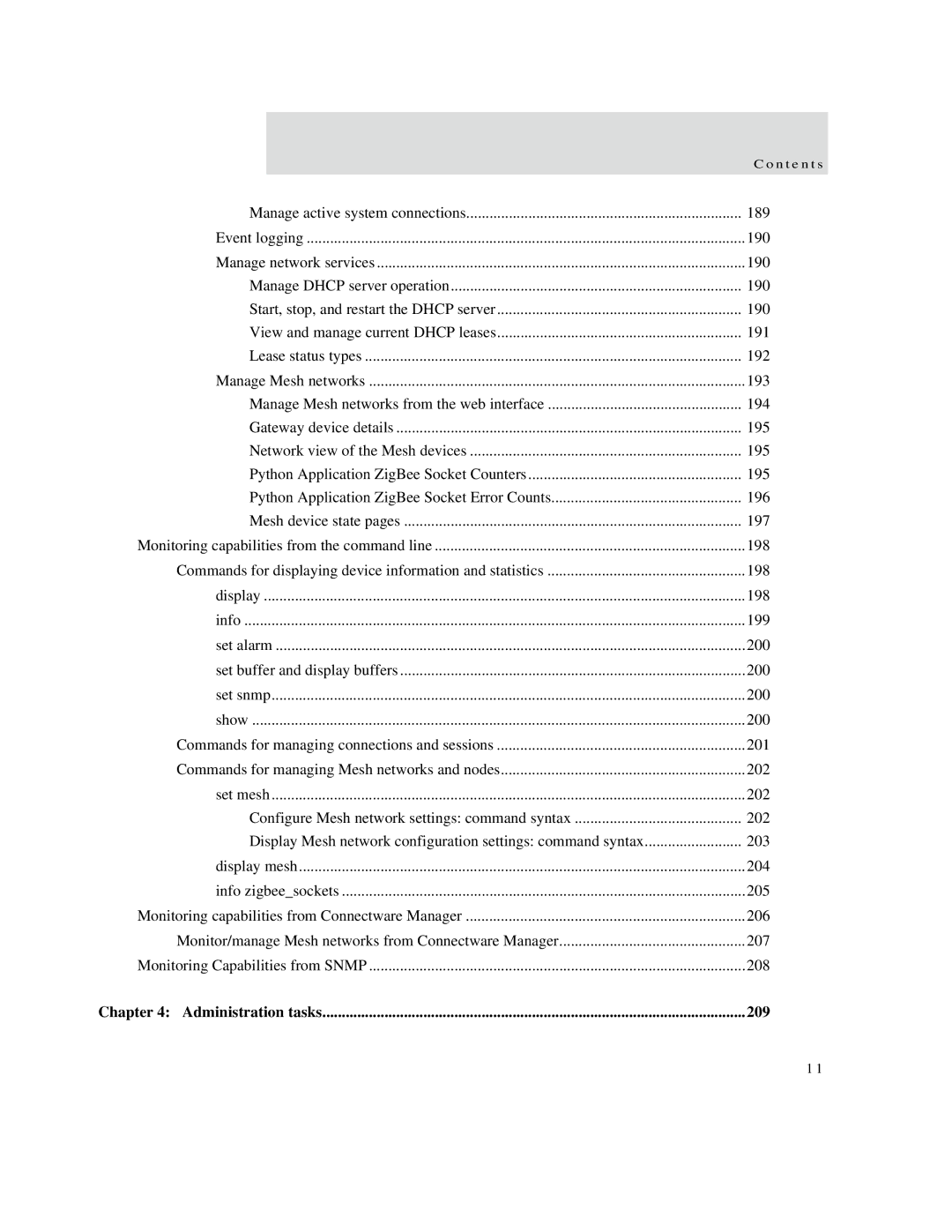 Digi X2 manual Administration tasks 